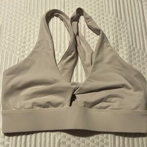 Beige sports bra